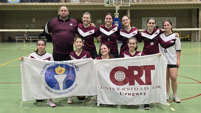 *Equipo de volley femenino de la Universidad ORT Uruguay*